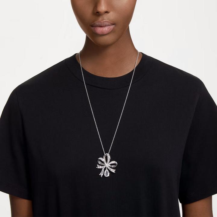 Actual product image Swarovski Volta Necklace Loop Large White (Swarovski Metal, 65 - 75 cm)
