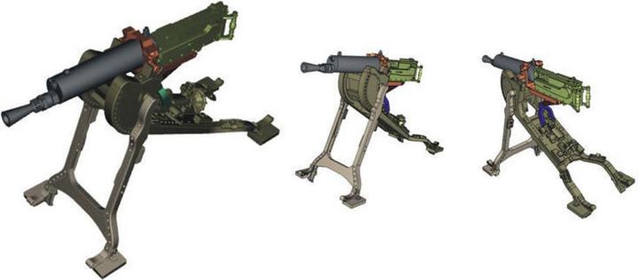 Actual product image CMK WWI-WWII German Machine Gun (Spandau) 08