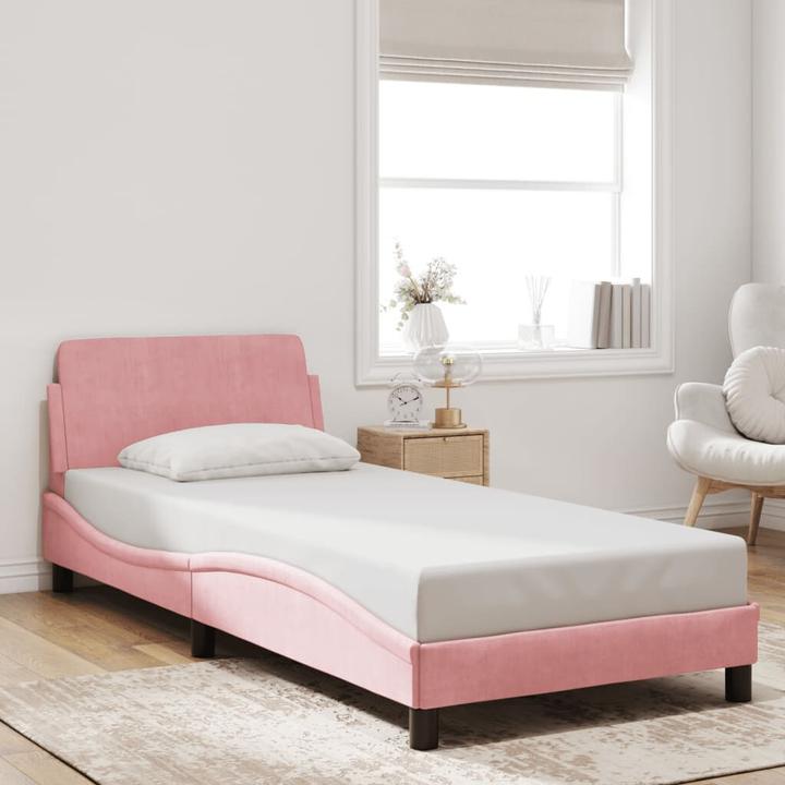 Immagine prodotto VidaXL Struttura letto con testiera in velluto (90 x 200 cm)