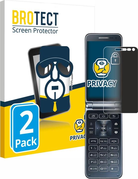 Actual product image BROTECT Anti-spy privacy film Blue light protection film (2 Piece, Samsung Galaxy Z Fold2)
