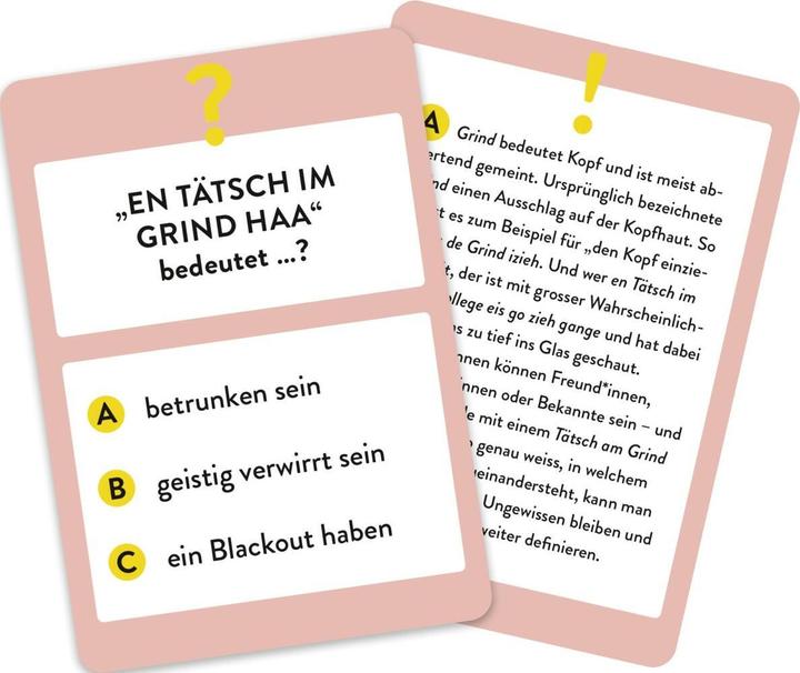 Produktbild Grüezi! Das Schweizer Dialekte-Quiz (Deutsch)