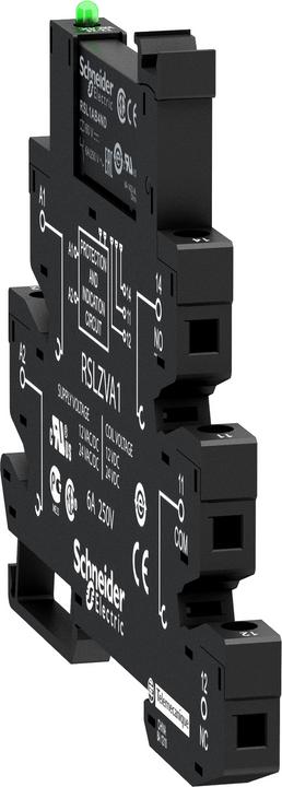 Produktbild Schneider Electric SLIM RELAY+SOCKET 1C/O LED 230VACDC SCRW