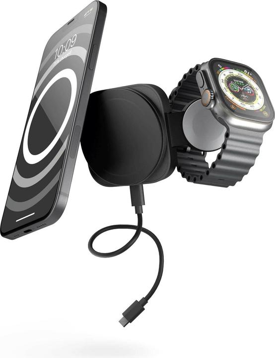 Produktbild Zens 1x 15W Qi2, 1x 5W Apple Watch inkl. USB-C Kabel (20 W)