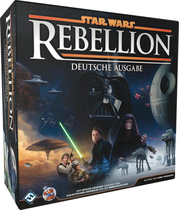 FFG FFGD3002 - Star Wars: Rebellion, Board game, basic game, 2-4 players, ages 14+ (DE edition) (German)