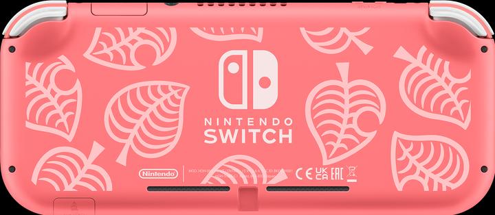 Actual product image Nintendo Switch Lite Animal Crossing: New Horizons Isabelle Aloha Edition