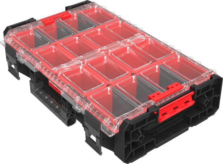 Actual product image Tool Brothers Toolbrothers RHINO XXL Organiser ECO Height XL Boxes 582 x 387 x 131 mm 13.5 l IP66 with 6 inlays