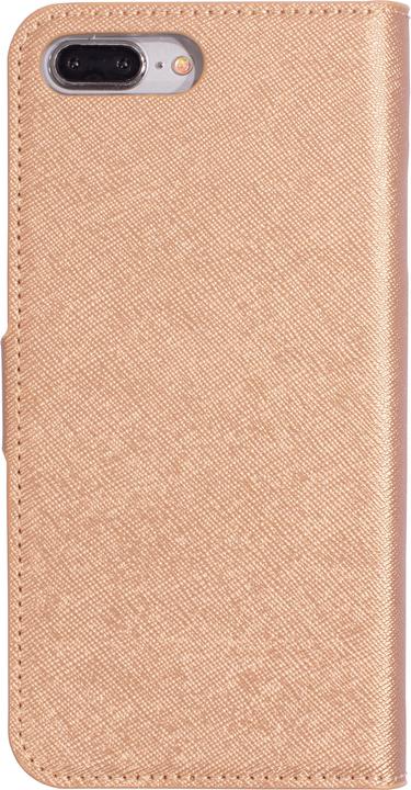 Productafbeelding Mobiparts Saffiano Wallet Case Apple iPhone 7 Plus/8 Plus Copper (Apple iPhone 7 Plus, Apple iPhone 8 Plus)