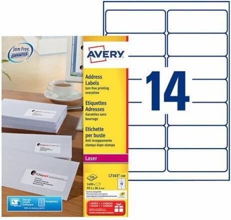 Image du produit Avery Etiquettes d'adresses ultragrip