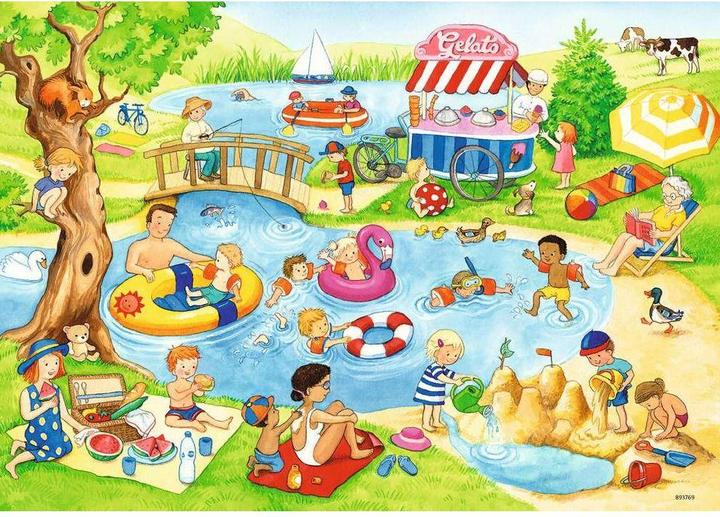 Actual product image Ravensburger Recreation at the lake (24 pieces)