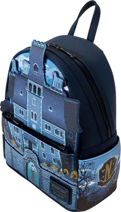 Produktbild Loungefly Wednesday by Rucksack Mini Nevermore Academy