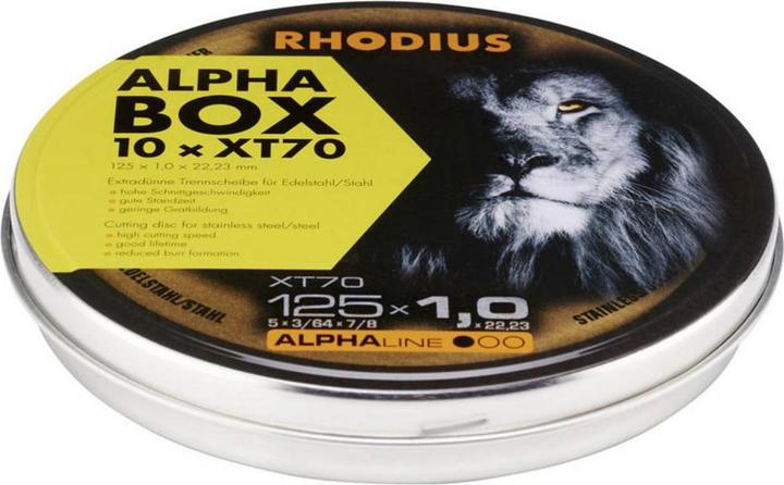 Rhodius Extra dunne doorslijpschijf XT70 BOX