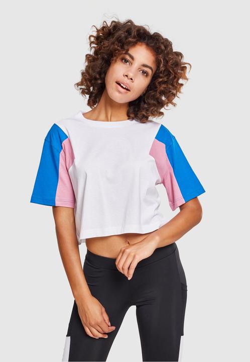 Image du produit Urban Classics Tee short oversize 3-tones pour femmes (L)