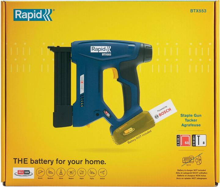 Produktbild Rapid BTX553 Akku-Tacker 18V P4A