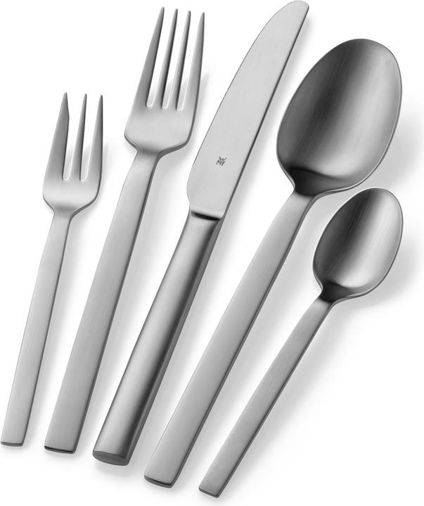 Produktbild WMF Besteck Besteckset 6 Personen Alteo 30tlg Monobloc-Messer Edelstahl matt (30 Stück, Besteck Set)