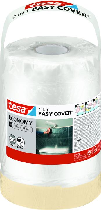 Actual product image tesa EASY COVER Malerfolie ECONOMY Refill Nachfüllrolle (550 mm)