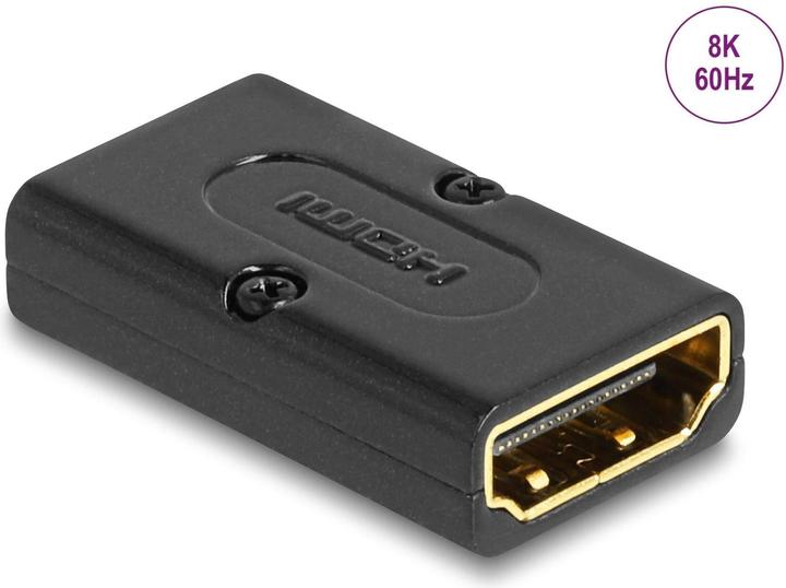 Delock HDMI Adapter Stecker zu Buchse 8K 60 Hz Metall (HDMI, 3.03 cm)