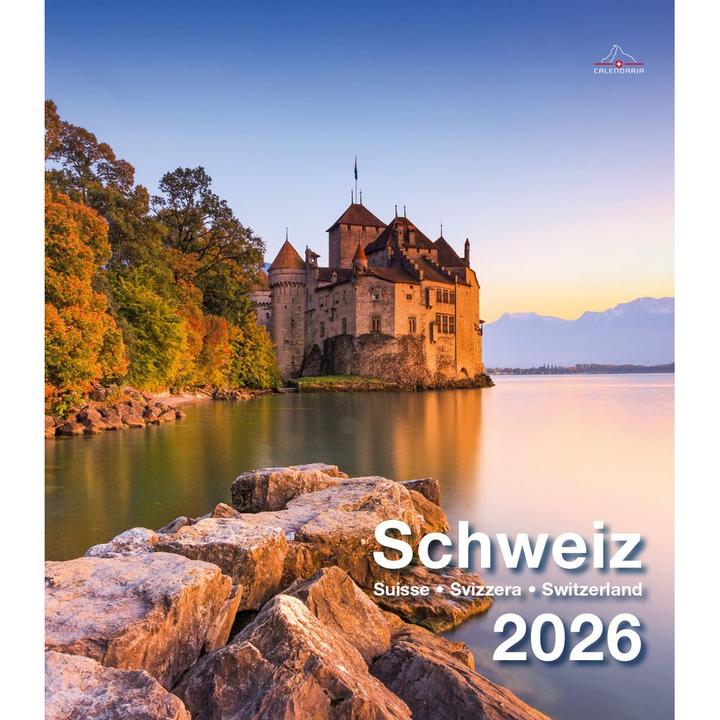 Actual product image Schweiz 21x24 2026 (21 x 24 cm, Hardcover, French, German, Italian)