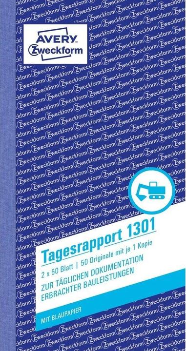 Actual product image Avery Tagesrapport (50 x)
