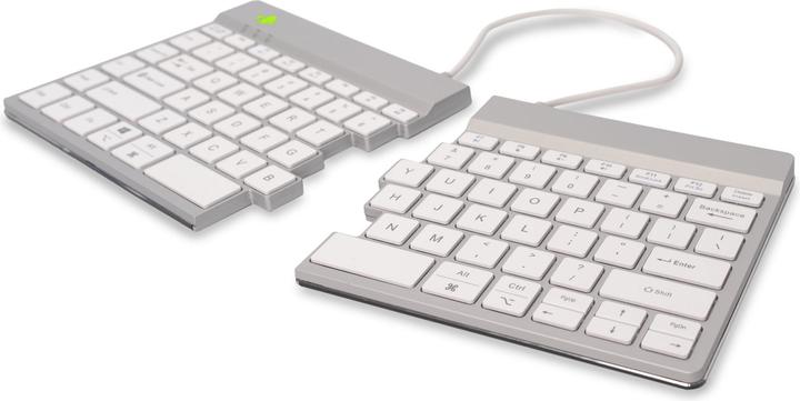 Actual product image R-Go Tools R-Go Keyboard Split Break US Layout Bluetooth White (Eng. Int., Wireless)