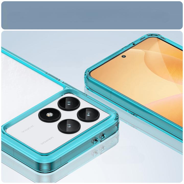 Actual product image Cover-Discount Xiaomi Poco F6 Pro - Protective acrylic mobile phone case with raised edge (Xiaomi Poco F6 Pro)