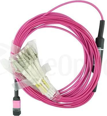 Immagine prodotto BlueOptics Cavo patch OM4 multimodale Alcatel-Nokia 3HE13896AA-5 compatibile MPO-4xLC da 5 metri (S/UTP, CAT7a, 5 m)