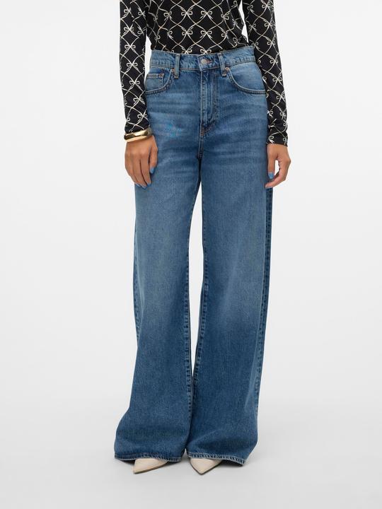 Actual product image Vero Moda VMELINA Super High Rise Weiter Beinschnitt Jeans Weit geschnitten (25)