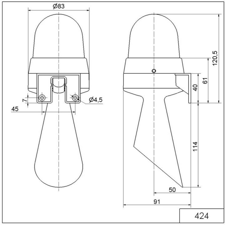 Actual product image Werma LED/Horn Combination 424