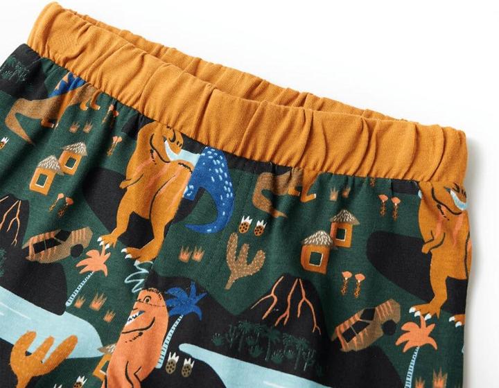 Produktbild VidaXL Kinderpyjama mit Langen Ärmeln Dunkelgrün 92,Material (92)