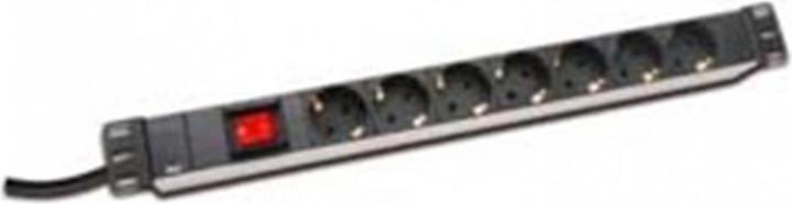 Actual product image Digitus Socket strip with aluminium profile (7 x, CEE 7/3, 2 m)