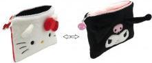 Produktbild CYP HELLO KITTY & KUROMI - Trousse Peluche Réversible