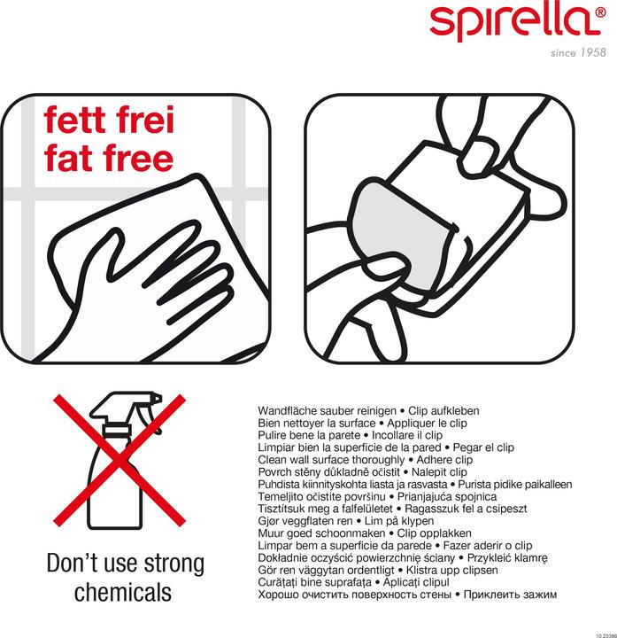 Actual product image spirella Shell Clip