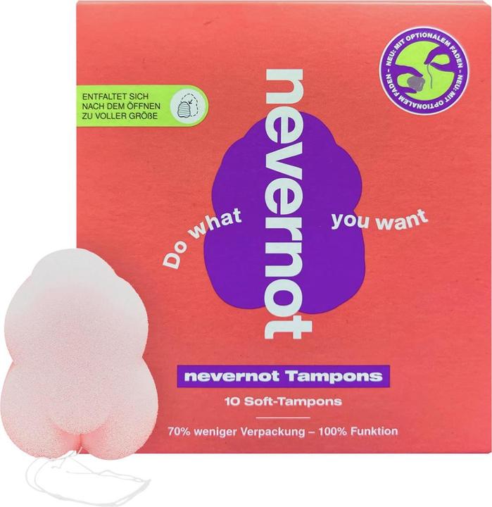 Produktbild NeverNot Softtampon (10 x, Normal)