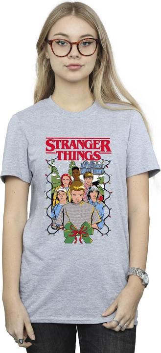 Produktbild Netflix Stranger Things Christmas Poster TShirt (S)