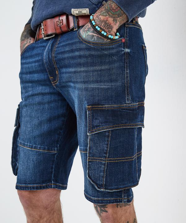 Actual product image Joe Browns Denim Cargo Shorts (38)