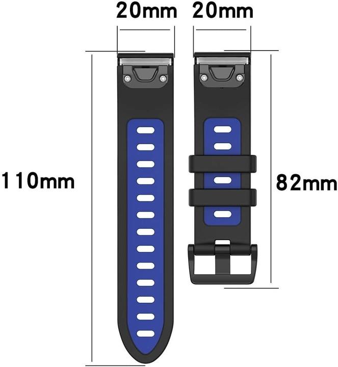 Actual product image Strap-it Sports bracelet (20 mm, Silicone)