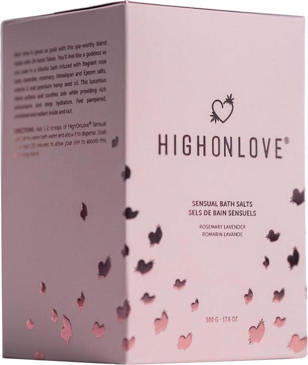 Productafbeelding High on Love sensual bath salts 500g (Badpralines)