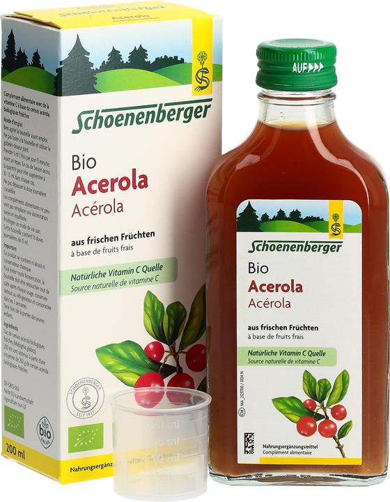 Image du produit Schönenberger Acérola suc de plantes fraîches Bio sirop (1 pièce(s), Liquide, 434 g)