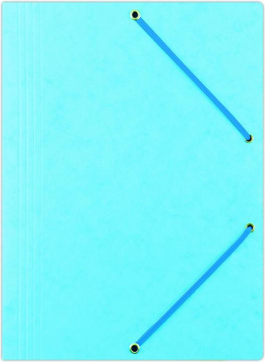 Produktbild Office Products Spannmappe, presspappe, a4, 390 g/m2, 3 klappen, hellblau (1 x)