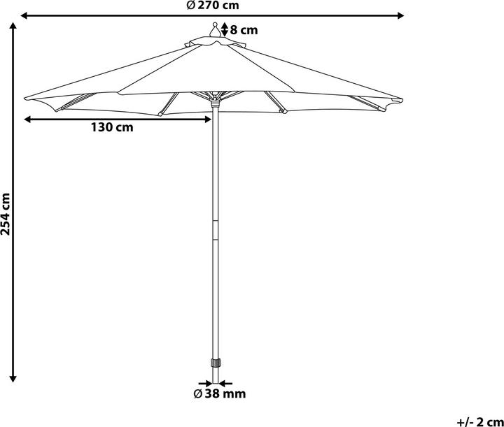 Actual product image Beliani Toscana (2.70 m)
