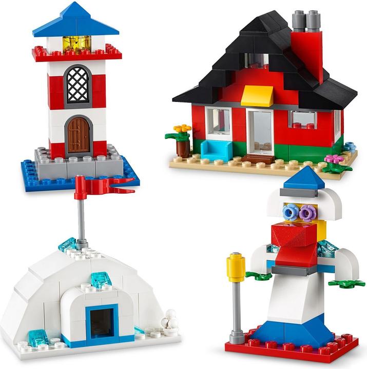 Actual product image LEGO Building blocks colourful houses (11008, LEGO Classic)