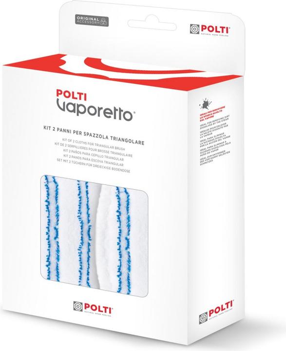 Actual product image Polti Wiping cloth Vaporetto for corners 2 pieces, material: acrylic (2 pcs.)