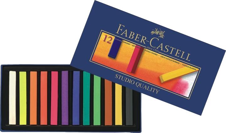 Faber-Castell Softpastellkreiden STUDIO (Mehrfarbig, 12 x)