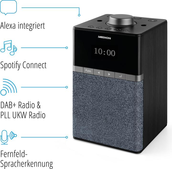 Produktbild Medion Life P66130 (DAB+, WLAN, Bluetooth)