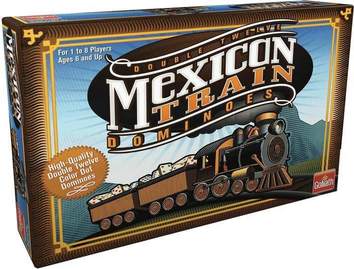 Actual product image Goliath Toys Mexican Train Domino Game (English)