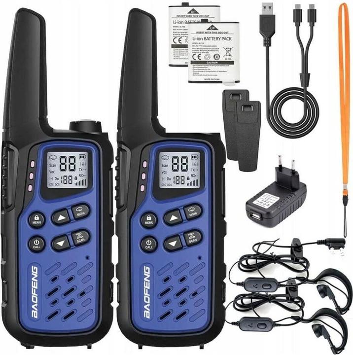 Produktbild Baofeng Krótkofalówka BF-T25E Dark Blue (10 km)