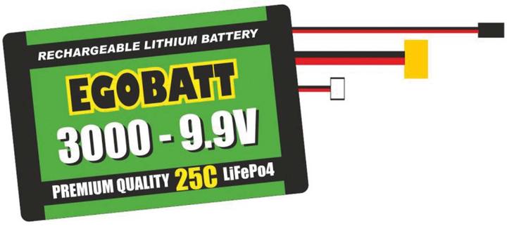 Image du produit Pichler Modélisme Pack d'accus (LiIon) Accu LiFe EGOBATT 3000 9.9V (25C) (9.90 V, 3000 mAh)