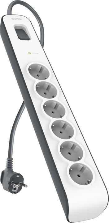 Image du produit Belkin Steckdosenleiste 6-fach 2 Meter Netzkabel BSV603vf2M-V2 (6 x, CEE 7/3, 2 m)