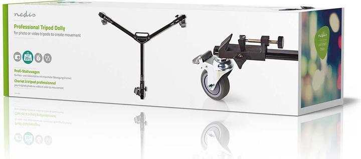 Actual product image Nedis Tripod trolley Maximum load capacity: 20.0 kg Tripod diameter range: 29.0 mm Carrying bag included (Metal)