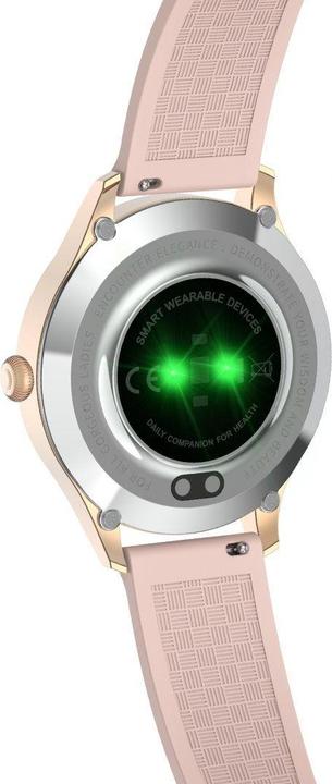 Actual product image Gino Rossi Damen-SMARTWATCH G.Rossi SW014G-3 Roségold, Silikonarmband