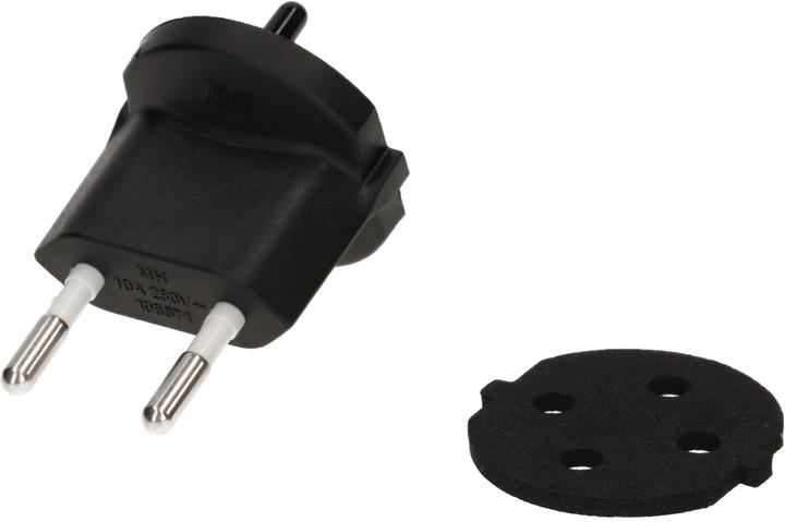 Actual product image Max Hauri Fix adapter contour plug 2-pole (Type 11, CEE 7/17)